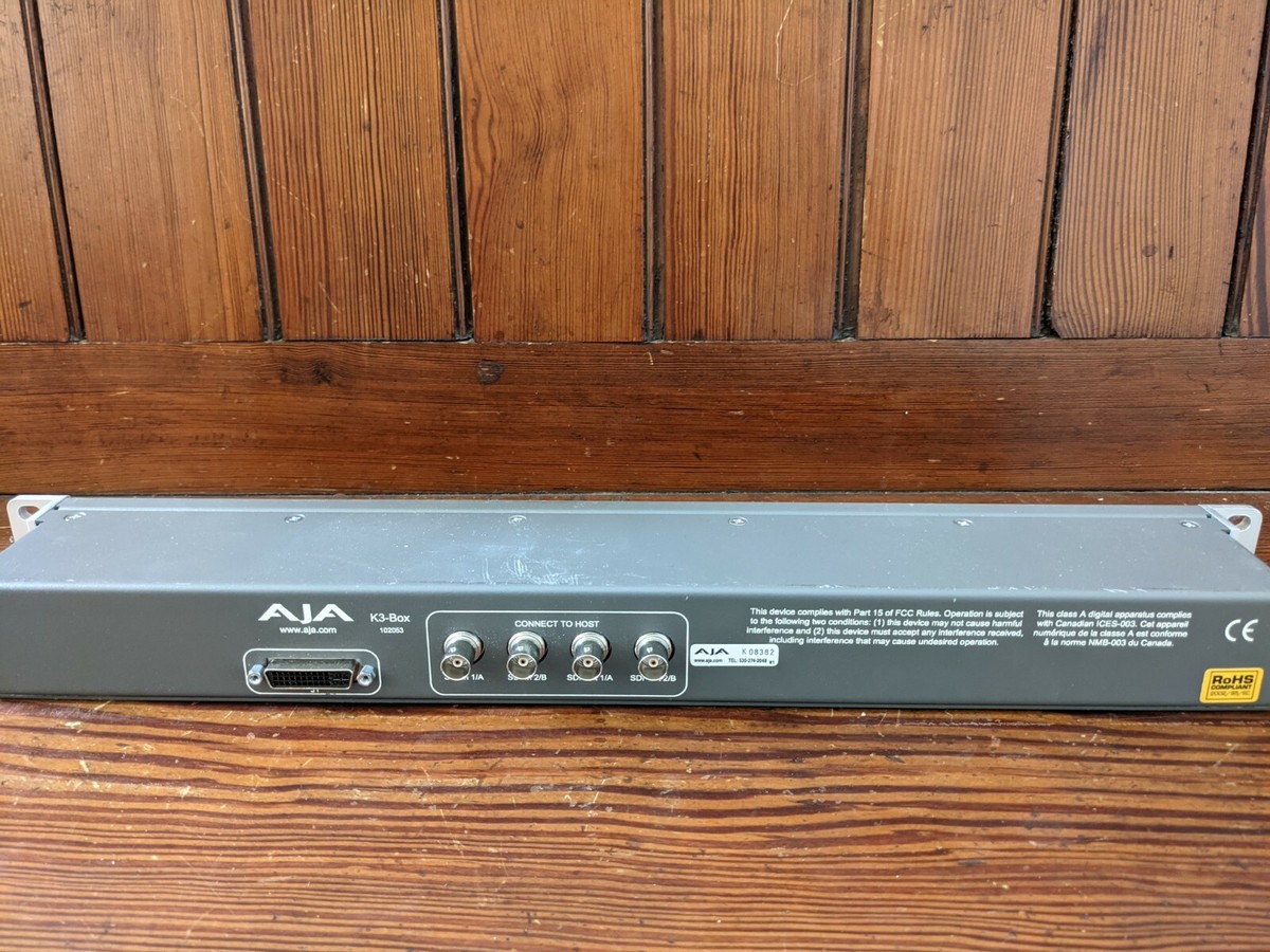 AJA K3-BOX External Breakout Box for Kona 3 3G-SDI to Mini-SDI