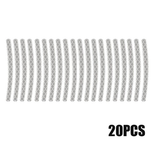 20Pcs Reflective Stripe Car Motor Wheel Hub Rim Tape Decal Stickers Accessories - Picture 21 of 22