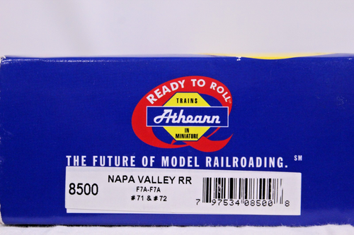 Athearn 8500 Napa Valley F7A-F7A Diesel Locomotive Set #71 & #72 - Picture 2 of 20