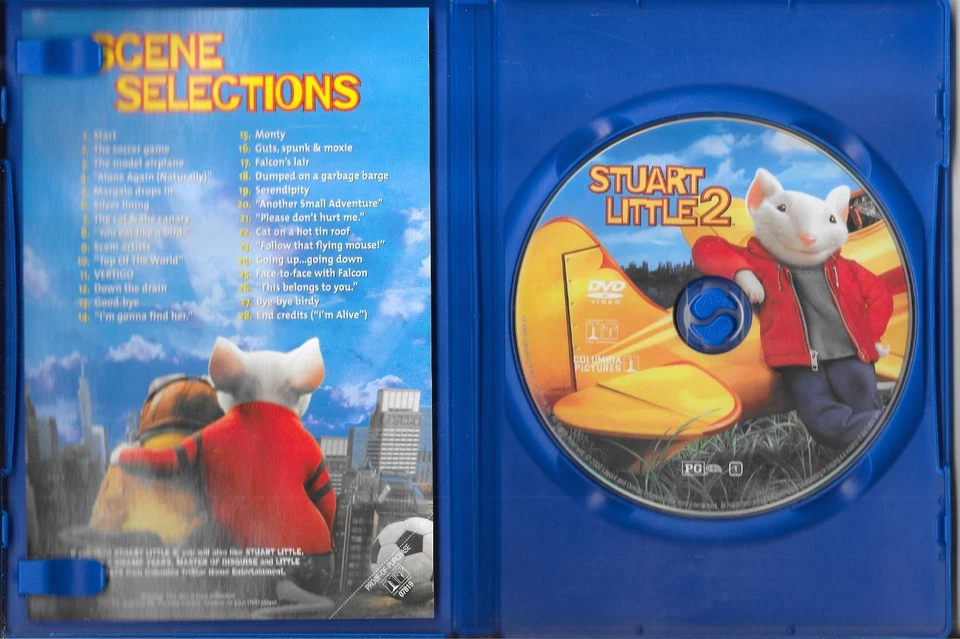 STUART LITTLE 2-1 DVD SET-2002-ENGLISH/FRENCH-FREE SHIPPING IN CANADA - Image 2 of 4