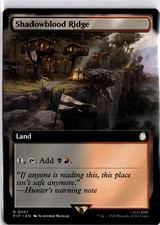 Shadowblood Ridge Extended Art Foil PIP 0507 MTG Magic Trading Card TCG