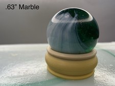 Glass Marble With Display Ring lot 8485 See Photos Description