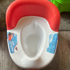 Bright Starts Disney Pixar Cars Full Comfort Potty Seat, Red/White BY3255