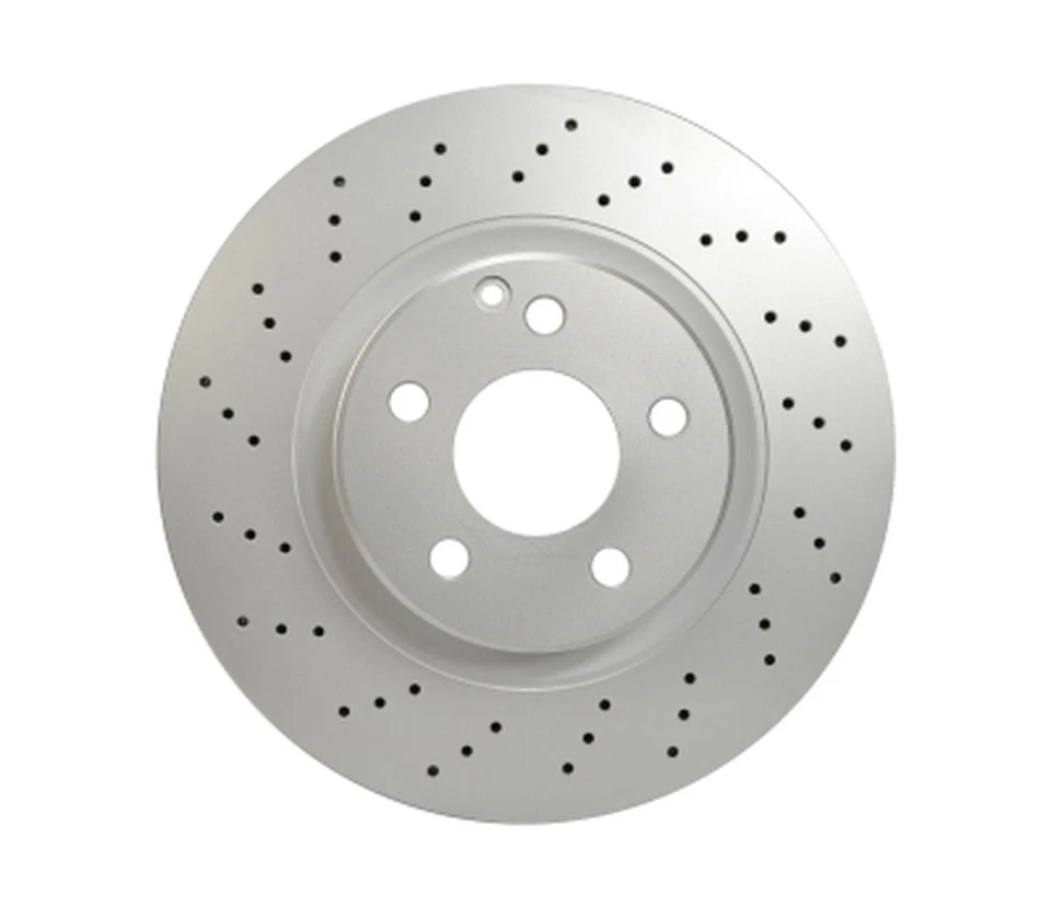 Rotor de freno de disco Hella Pagid 355106852 para 00-02 Mercedes-Benz CL500 S430 S500 Foto 4 de 4