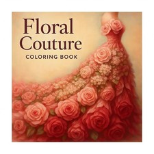 Floral Couture Coloring Book