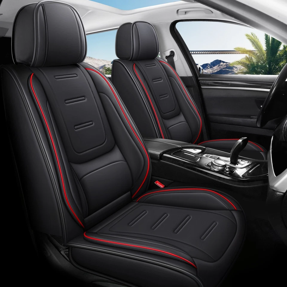 For Toyota Tacoma Car 5 Seat Covers Full Set Leather Nappa Front Rear Protector Foto 3 de 4