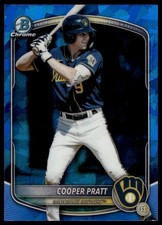 2025 Bowman Draft Sapphire Edition Cooper Pratt #BDC-157 Milwaukee Brewers
