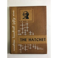 1959 The Hatchet Washington High School Yearbook Princess Anne Maryland Vintage