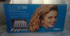 Vintage Conair Ready Set Go 20 Heated Hot Rollers Curlers Set Unused Tested