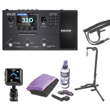 NUX MG-30 Amp Modeler w/ Stand, Tuner, Cable  Care Kit