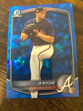 JR Ritchie - 2025 Bowman Draft Chrome - Sapphire - Prospect/Rookie - Braves