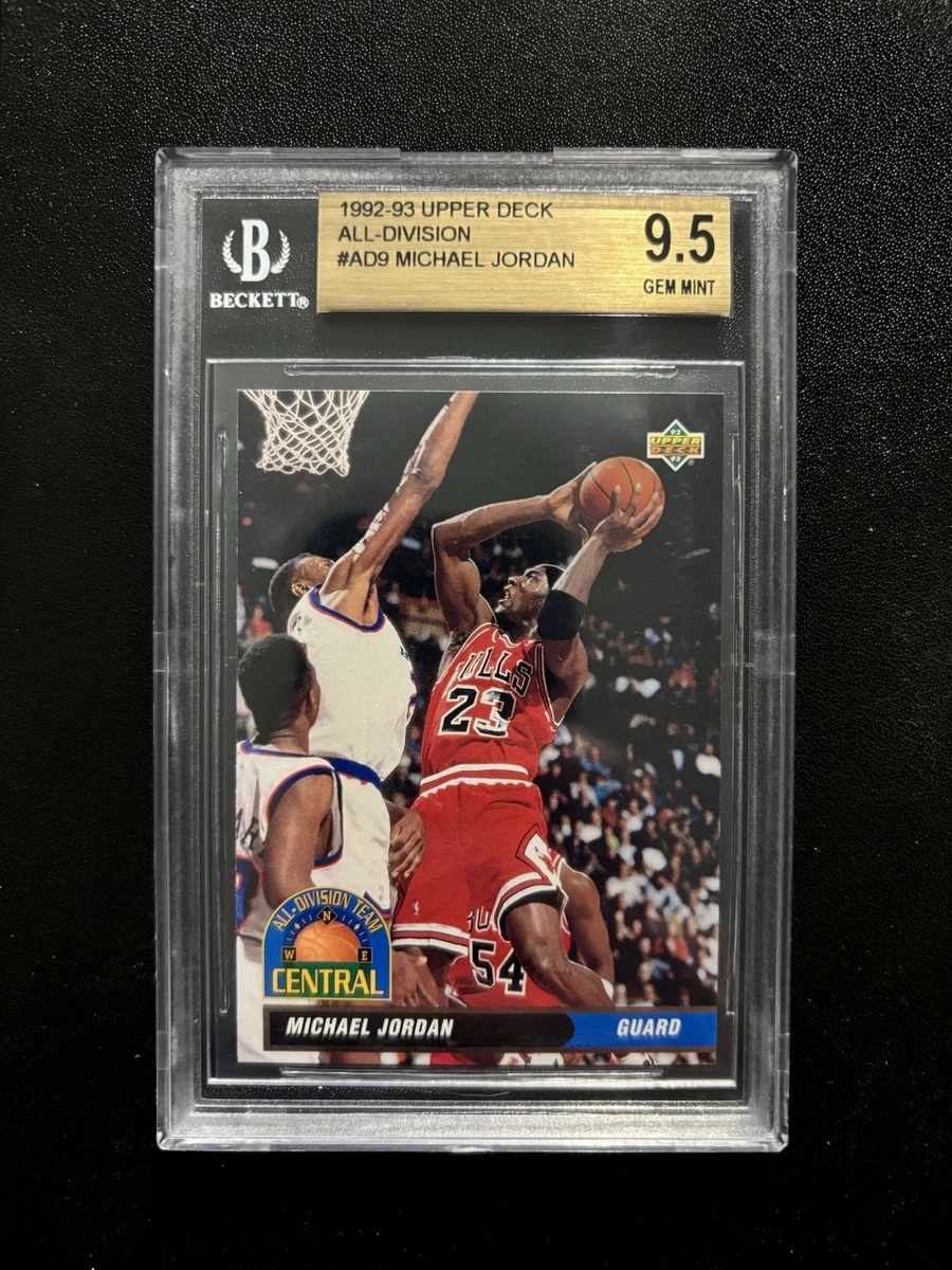 Michael Jordan Grade 9.5 Basketball Insert Sports Trading Cards