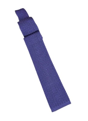 Tom Ford 100% Silk Knit Purple Neck Tie Made in Italy  EXCELLENT COND