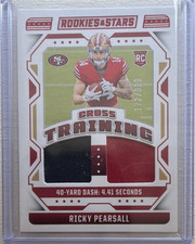 Panini 2024 Rookies & Stars Cross Training Ricky Pearsall 49ers /399 2 Colors!
