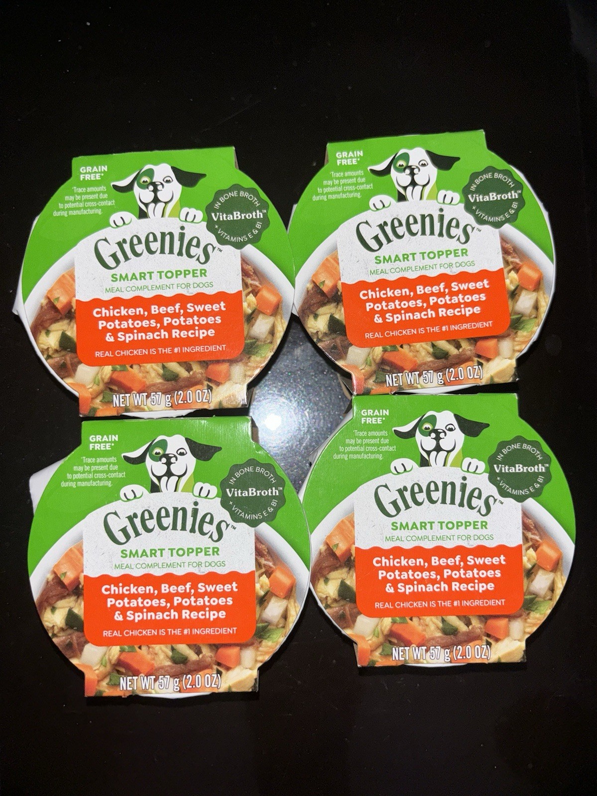 Topper Chicken Beef Sweet Potatoes Spinach