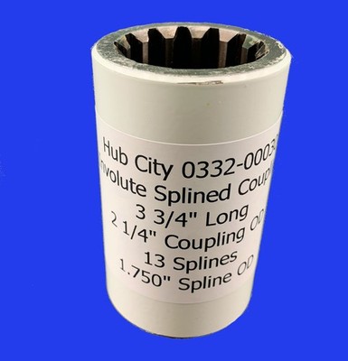 Hub City Spline OD.  1-3/4'' Involute Splined Coupling 0332-00030 13-Spline B1