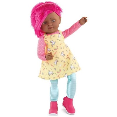 Rainbow Doll Céléna Soft Body Rag Doll - Easy-to-Style Long, Silky Hair, Vani...