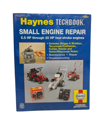 #ad Haynes Techbook Small Engine Repair Manual 10341 NEW 5.5 20 Briggs Kohler Honda $24.00