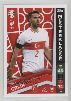 2024 Lidl Match Attax All-Stars UEFA Euro Mesterklasse Danish Zeki Celik 0jf5