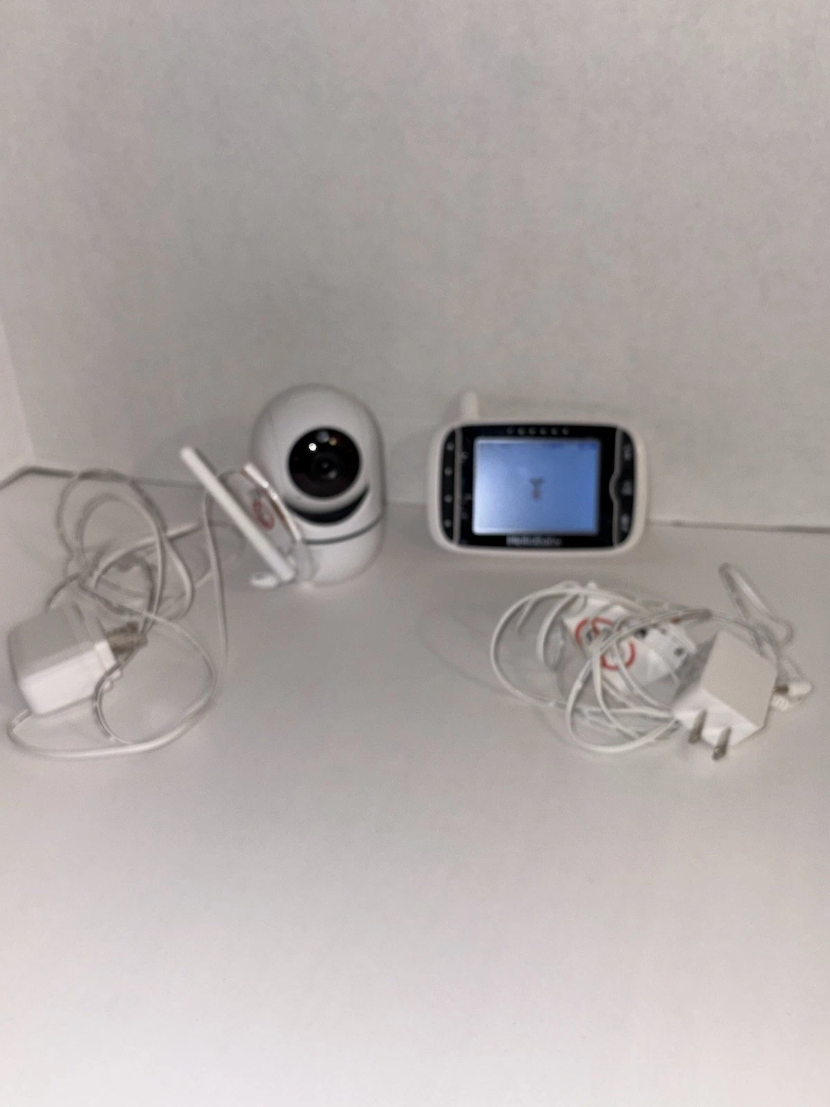 HelloBaby HB65 3.2 inch Baby Monitor with Remote - Black Tested & Working