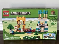 Lego Minecraft The Crafting Box 4.0 21249 NEW Sealed Steve Creeper Zombie Alex