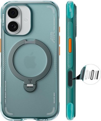 TORRAS Ostand Q3 Air for iPhone 17 Case with 360 Magnetic Stand, Fit for MagSafe