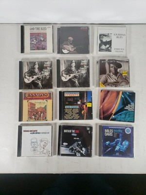 Blues, Jazz (12 CD Lot) MIles Davis, Little Axe, Jug Stompers, Robert Johnson