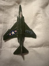 Vintage Zylmex F4E Phantom GRN U.S. Air Force Diecast Plane A118 No Wheels