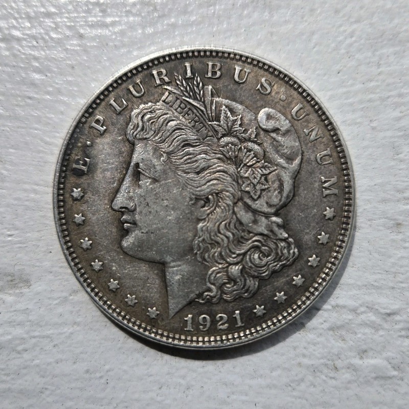 1921 Morgan Silver Dollar $1 Philadelphia Business Strike 90% Silver KM#110