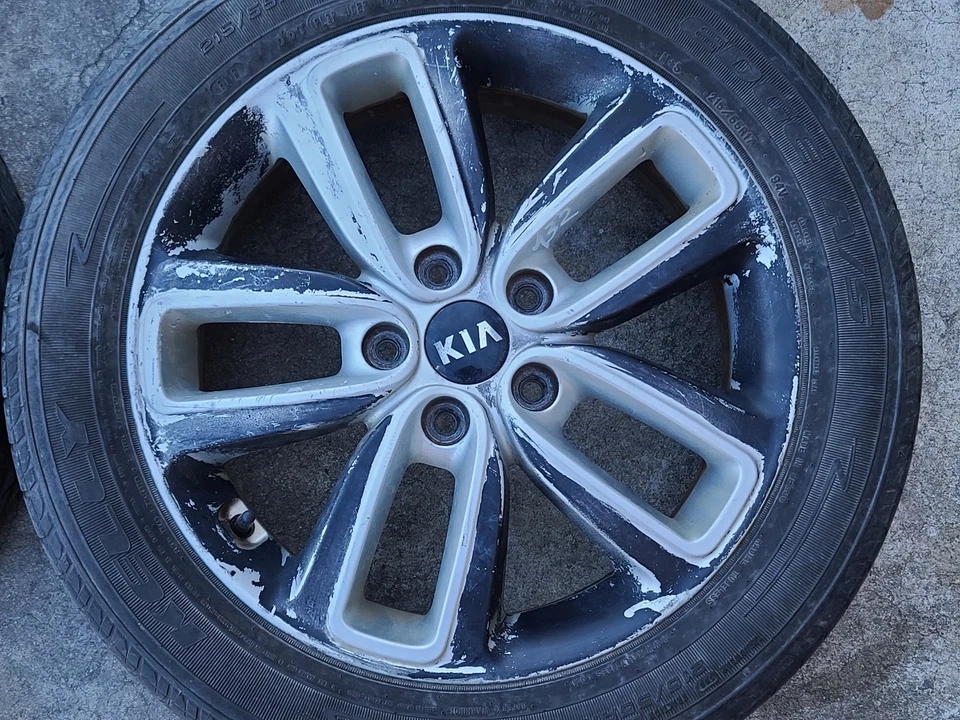 Llanta de disco de aleación 17-19 KIA SOUL 215/55 R17 JUEGO DE 4 PIEZAS OEM Foto 3 de 4