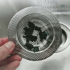 Bathtub Sink Shower Food Hair Catcher Drain Filter Strainer Stainless Steel New
