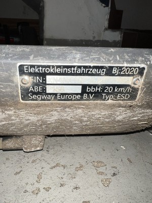 Segway Ninebot KickScooter E45D Elektroroller mit Straßenzulassung 20km/h 45km