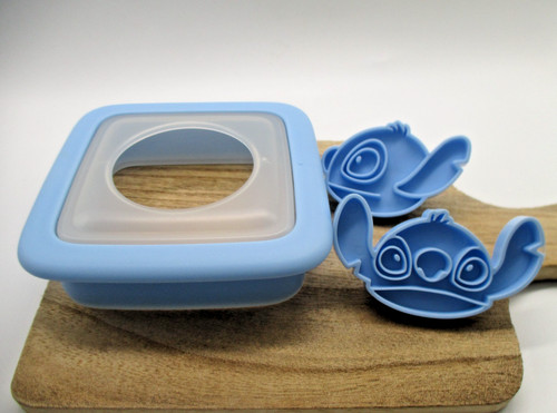 Used KAI Disney Stitch sandwitch Bread Cutter mold Made in JAPAN rare