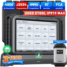 USED XTOOL IP919MAX Car Diagnostic Tool J2534 ECU Programming Coding Key Program