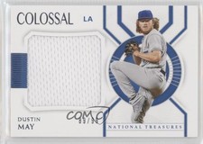 2021 Panini National Treasures Colossal Materials 89/99 Dustin May #CM-DM 0w4i