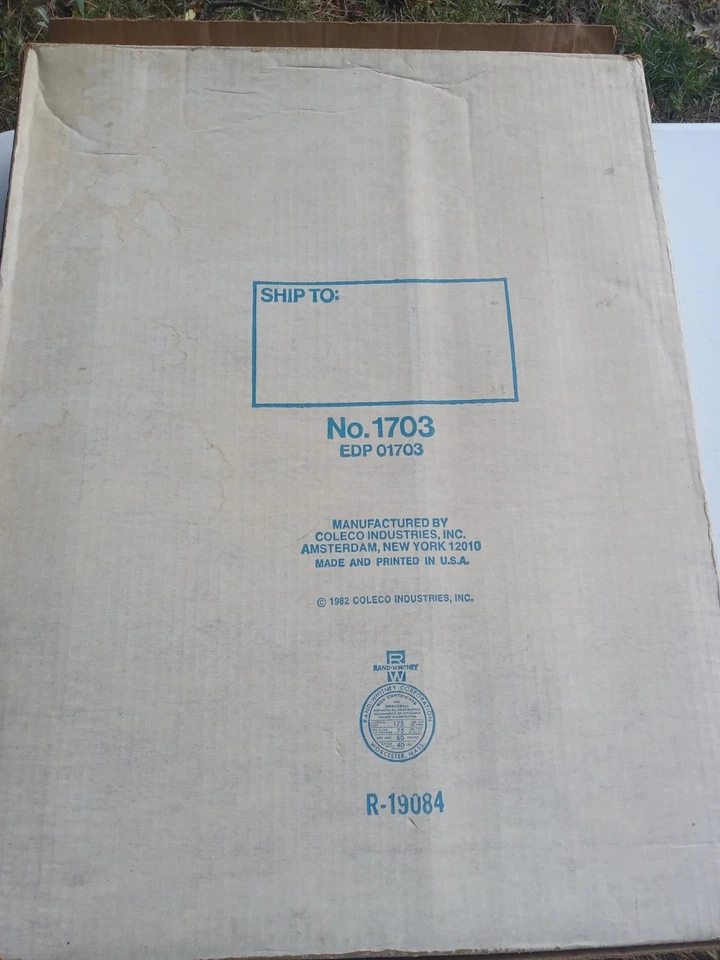 Винтажный Coleco Mr. Turtle Baby бассейн поплавок 1982 оригинальной коробке 80-х - Изображение 4 из 4