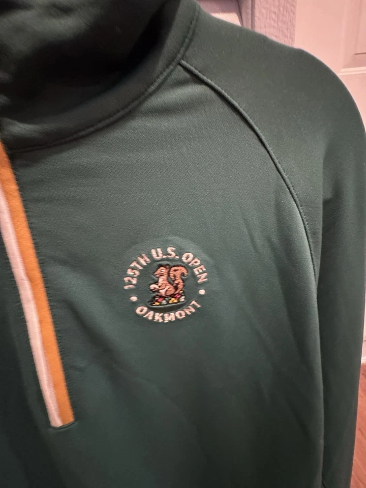 Pullover Walter Hagen para mujer nuevo con etiquetas US Open Oakmont Golf 1/4 cremallera talla M Foto 3 de 4