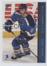 2003 ITG Be A Player Memorabilia Sapphire 76/100 Barret Jackman Barrett #11 s5j