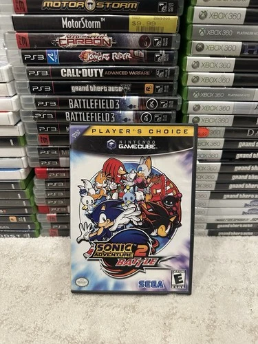 Sonic Adventure 2 Battle (Nintendo GameCube) No Manual Tested MINT DISC