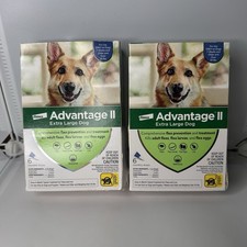 Advantage II Flea Prevention for Large Dogs Over 55 lbs - One Year Supply