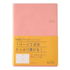 NOLTY Planner 2026 A5 Daily Memory 3 Pink 7133