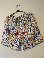 McAlson Beach NWT Mens Swim Trunks Shorts Multicolor Fish Print Size XXL