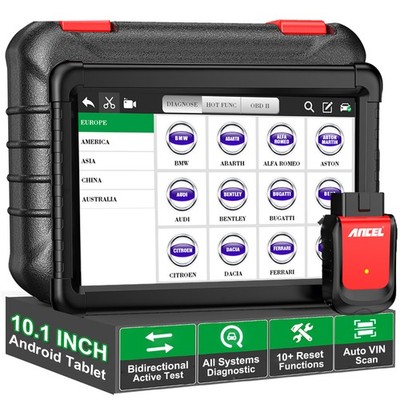 Ancel X6 KFZ OBD2 Diagnosegerät Aktiver Test Alle System IMMO EPB TPMS Öl Reset