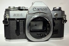 Canon AE-1 35mm SLR Film Camera Body Only See Test Images