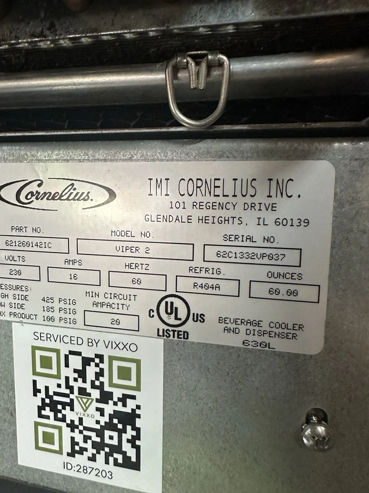 Icee Machine Cornelius Viper FCB Frozen Soda Machine Slushie - Image 4 of 4