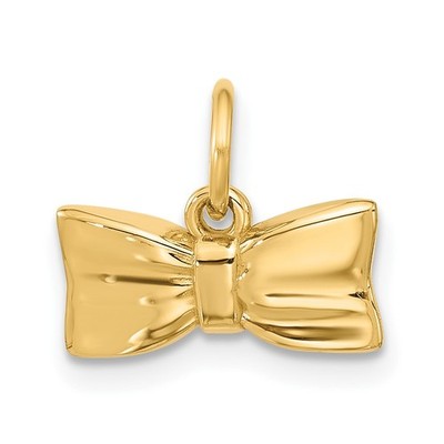 Ausgefallene Halbhaarschleife 14 Karat Gelbgold