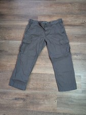 Eddie Bauer Men's Ripstop Gray Cargo Utility Pants 40 x 30 Gorpcore Workwear