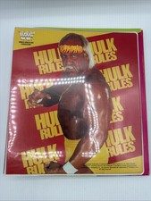 Hulk Rules Hogan World Wrestling Federation 3 Ring Binde 1990 Folders Jake The 