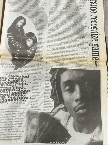 Method Man Wu-Tang Clan RAP SHEET Newspaper Jan 1995 HIPHOP Rare Issue - Imagen 19 de 20