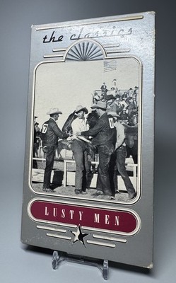LUSTY MEN Robert Mitchum Susan Hayward (Rental VHS, 1952) - TESTED - RARE